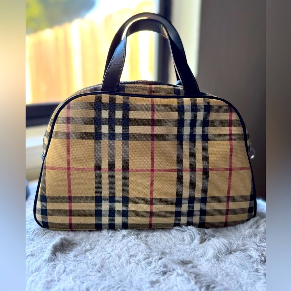 Burberry Nova Check Handbag PVC - Picture 2 of 16